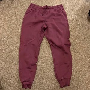 maroon adidas sweatpants